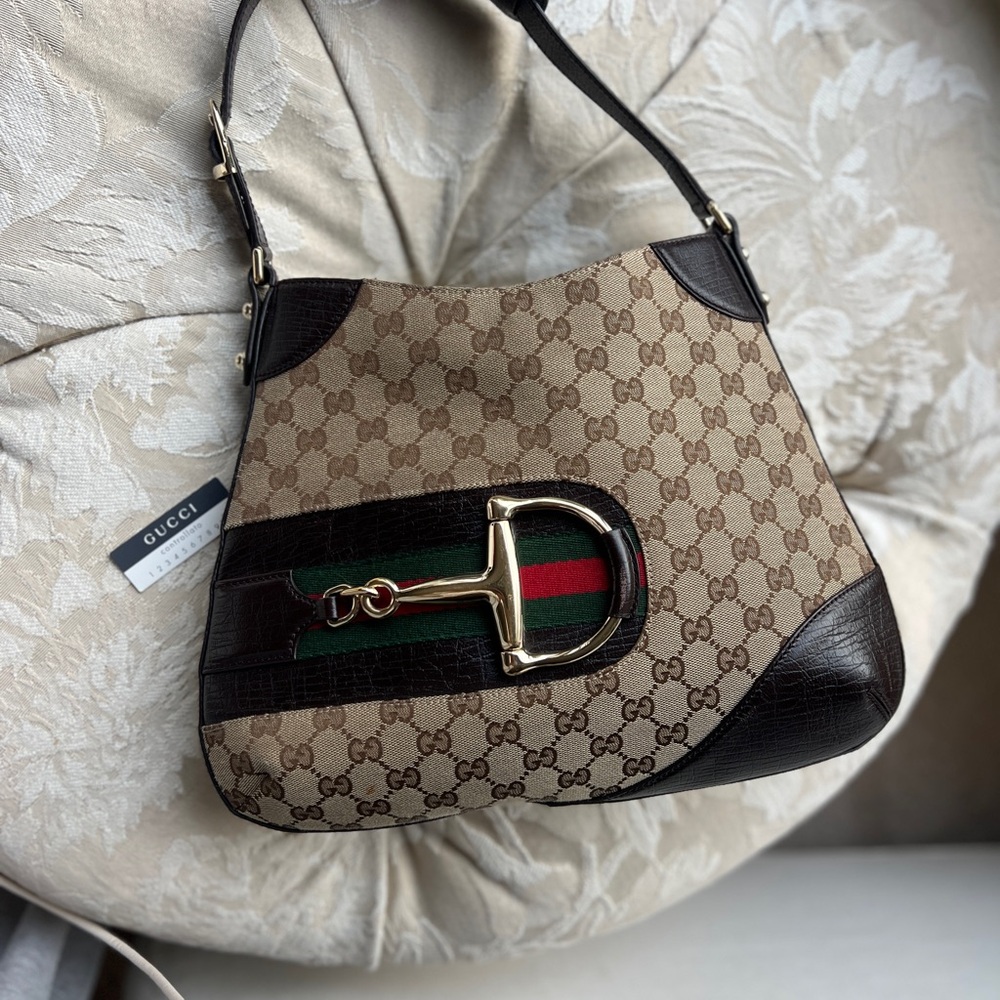 Authentic Gucci Brown and Black Women's Bag
